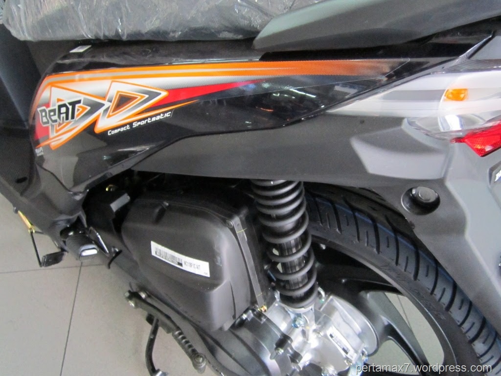 Gambar Modifikasi Motor Beat  Warna Orange Terbaru Dan 