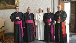Papa Francisco com a presidência do CELAM em 16 de setembro de 2019