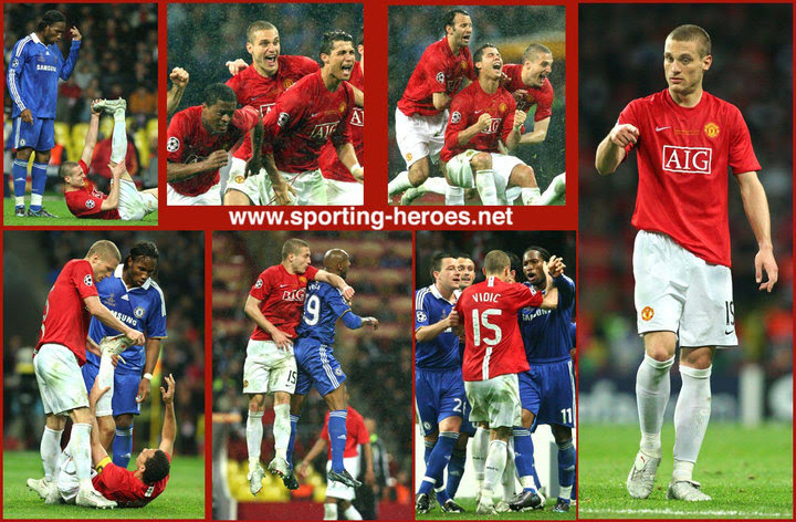 League 2007/2008 fa cup 2007/2008 league cup 2007/2008 com. Nemanja Vidic Uefa Champions League Final 2008 Manchester United Fc