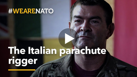 The Italian parachute rigger
