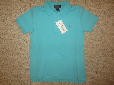 Buy Online NWT Polo Ralph Lauren Boys Polo Collar Shirt Top 5 Toddler Blue Short Sleeve