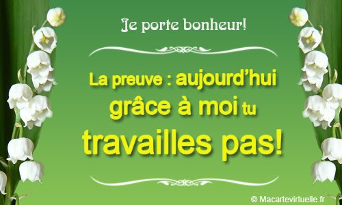 Humoristique Fete Du Travail Muguet Popular Century