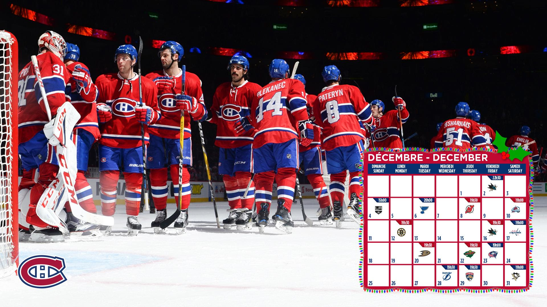 Download, share and comment wallpapers you like. The Official Montreal Canadiens Desktop Wallpaper For December Habs