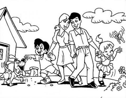 Las mejores imagenes de familia para imprimir y colorear. Colorear Familia Feliz Dibujo De Perro Hijo Mama Papa Hija Y Mariposa Para Pintar Colorear Dibujos Varios Colorear Familia Feliz Dibujo De Perro Hijo Mama Papa Hija Y Mariposa Para