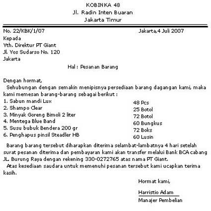 Contoh Proposal Dagang - Fontoh
