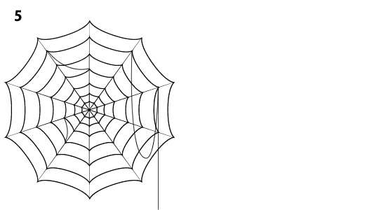 最新 蜘蛛の巣 書き方 ハロウィン 蜘蛛の巣 書き方 Gazojpboo