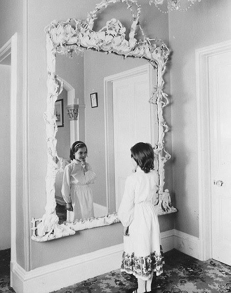 The 'mirror' inside Hetton Lawn, taken in 1981
