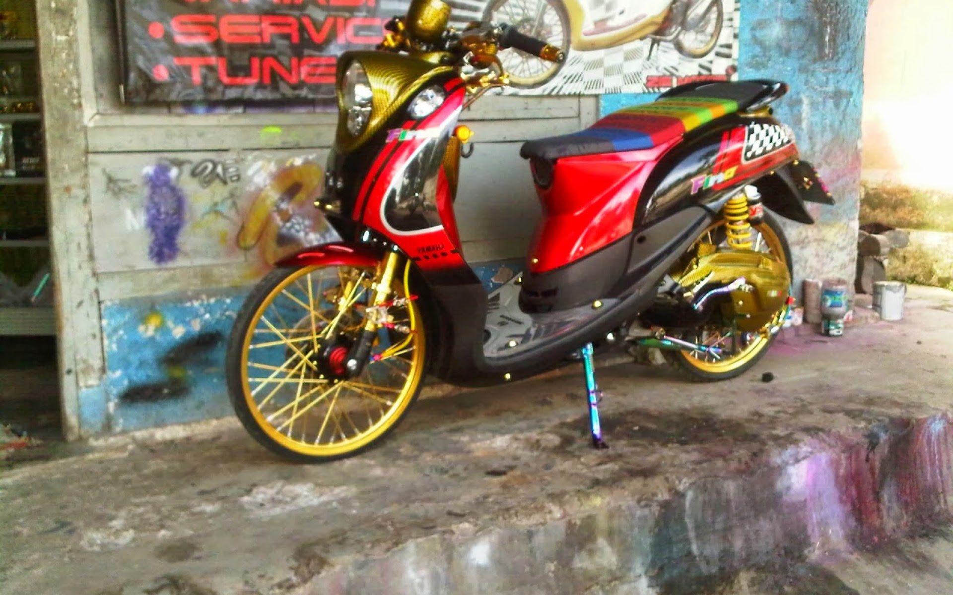 Kumpulan 61 Modifikasi Motor Honda Beat Ring 17 Terbaru Kucur Motor