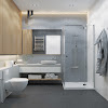 Grey Bathroom Designs - Bathroom Design Bascs Swindon : Also, if you like this bathroom decor, you can choose carrara marble for the walls.