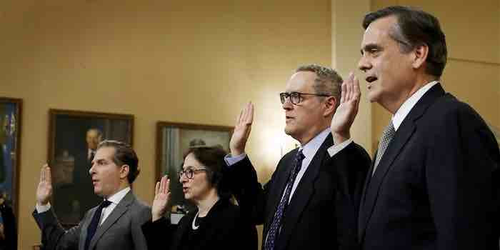 Distinguished Professors of Law - Professor Noah Feldman from Harvard Law School, Professor Pamela Karlan from Stamford Law School, Professor Michael J. Gerhardt from the University of North Carolina School of Law and Professor Jonathan Turley of George Washington University Law School