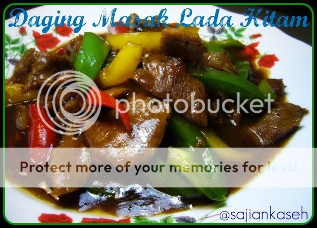 Sajian Kaseh: DAGING MASAK LADA HITAM