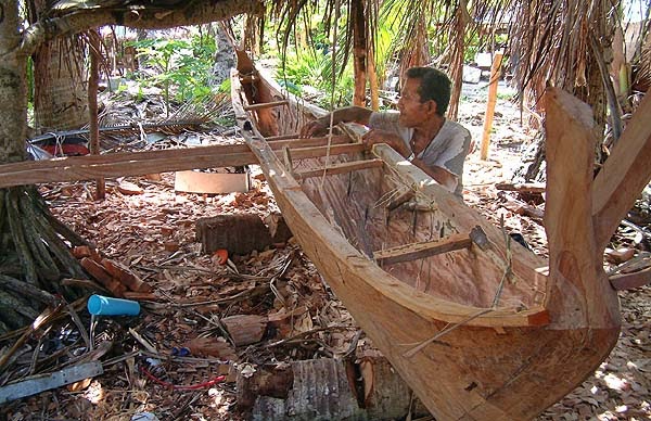 Information How to build a canoe out of a tree Sail Boat ...