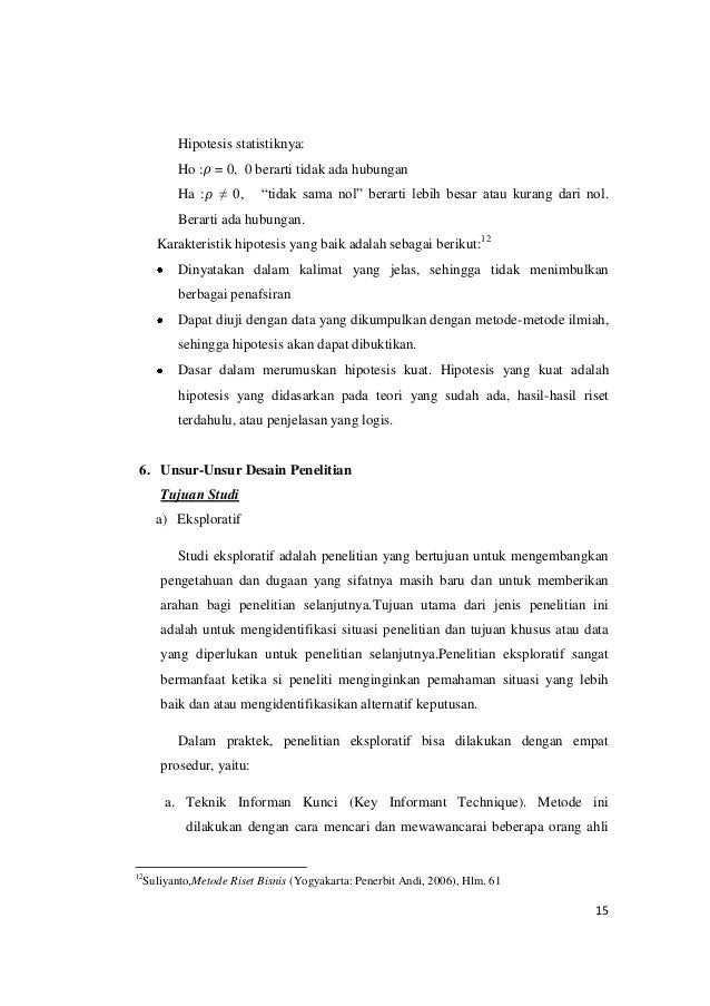 Contoh Hipotesis Nol - Contoh Yes