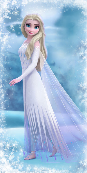 Frozen 2 Coloring Pages Elsa Fifth Spirit Colouring Mermaid