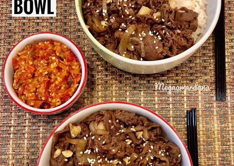 Cara memasak Beef rice bowl - Foody Bloggers