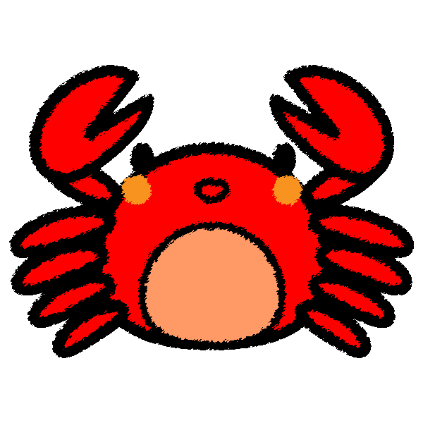 無料ダウンロード 蟹 イラスト 蟹 イラスト フリー素材