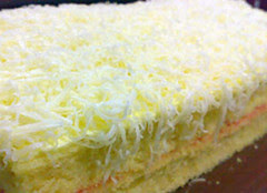  RESEP  KUE BOLU  KEJU  PANGGANG KUKUS SEDERHANA LEMBUT 