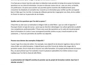 Exemple Lettre De Motivation Parcoursup Ifsi