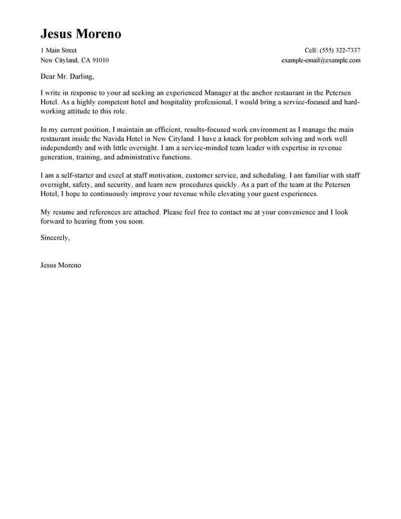 Therefore, you should write in a professional tone setting a clear outline that address the letter with a title or name of the recipient. Best Cover Letter Samples For Job Application Mt Home Arts
