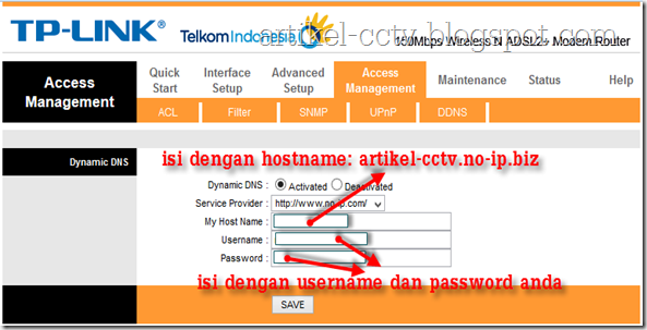 no-ip on tplink