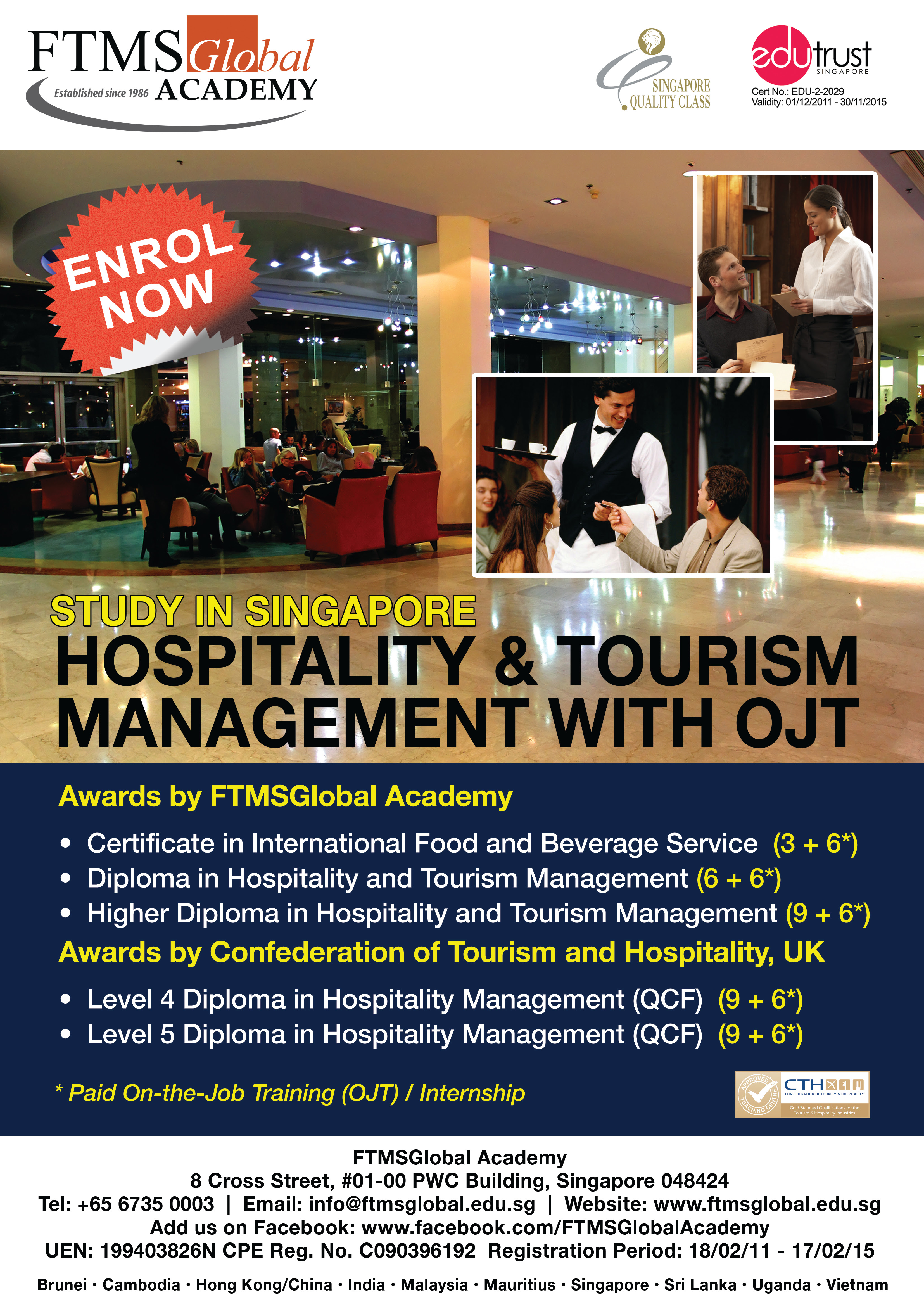The hospitality and hotel industry can definitely make use of the current updated technology that can properly serve the customers. What Are You Waiting For Become A Leader In The Growing Hotel Industry Ftmsglobal Academy Hyderabad India
