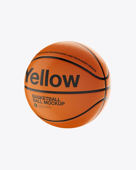 Download Free Basketball Ball Mockup - Halfside View - Free Basketball Ball Mockup - Halfside View Object ...