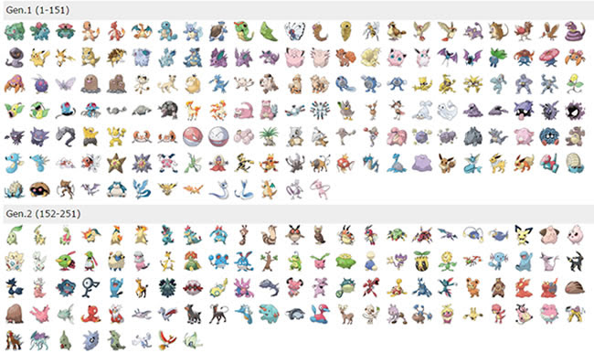 ディズニー画像のすべて 驚くばかりポケモン 金 図鑑