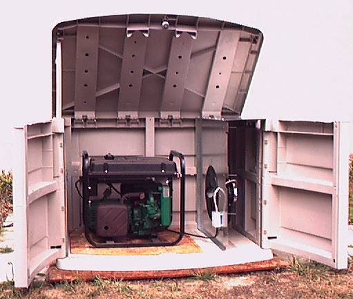 Ulisa: Generator storage shed