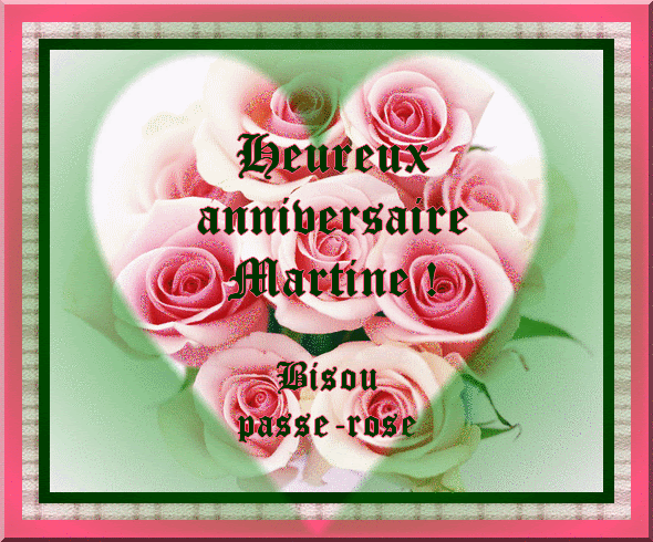 Anniversaire Martine Humour Grazyna Chara