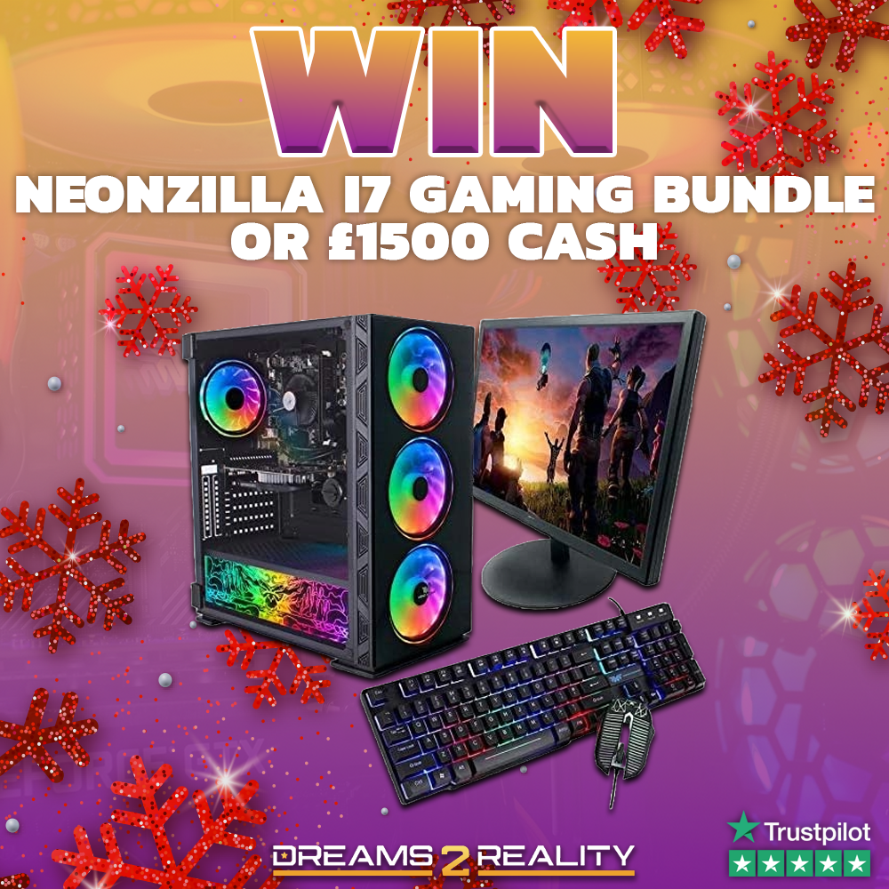 Image of Win a NeonZilla - i7 Gaming Bundle Or £1,500 Cash