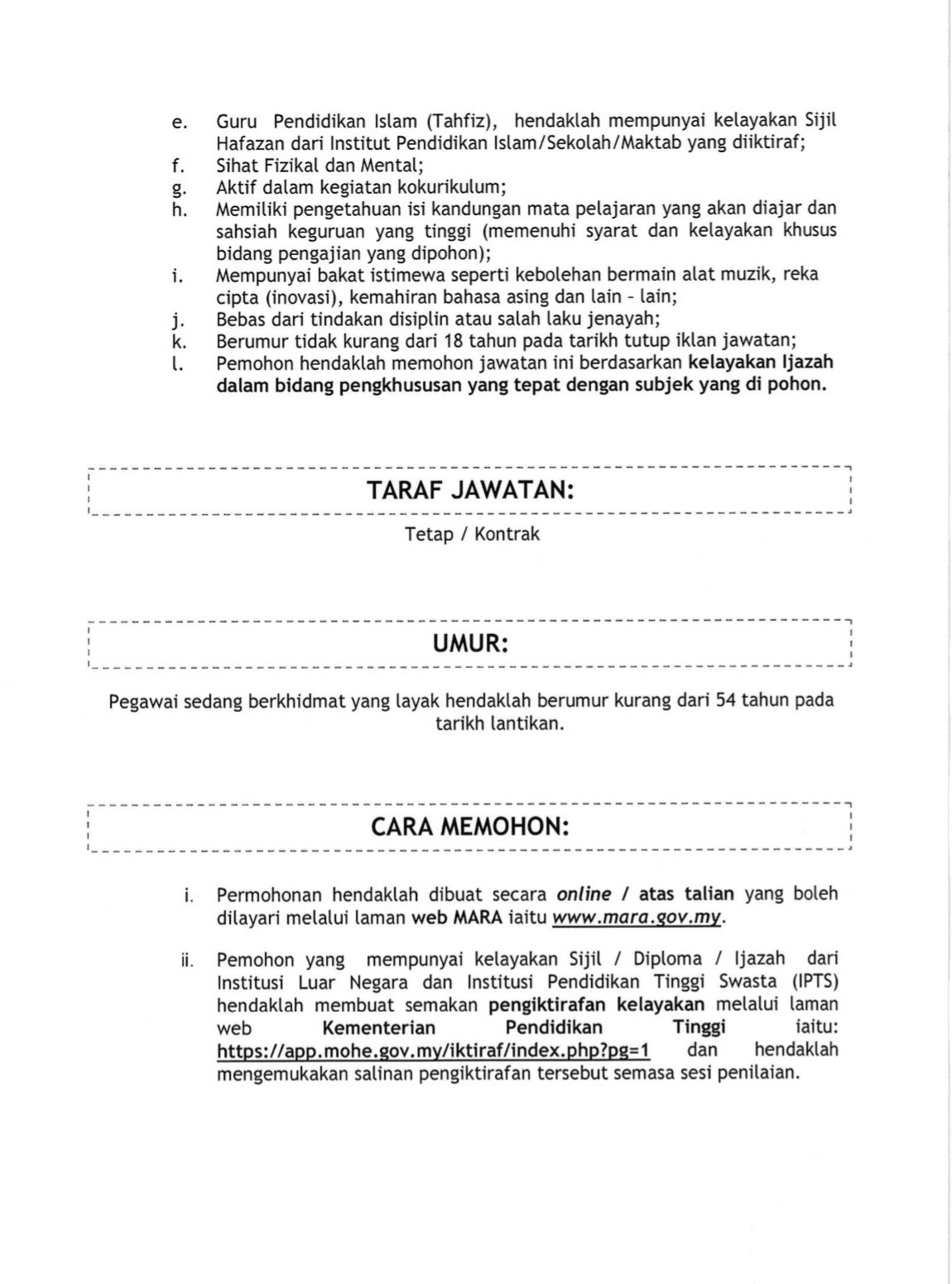 Jawatan Kosong Terkini Guru Mrsm - Feed News Indonesia
