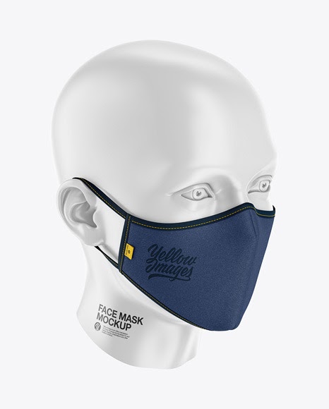 Download Template Mask Mockup - lack respirator mask covid ...