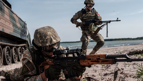 NATO forces land in Estonia during BALTOPS 2019