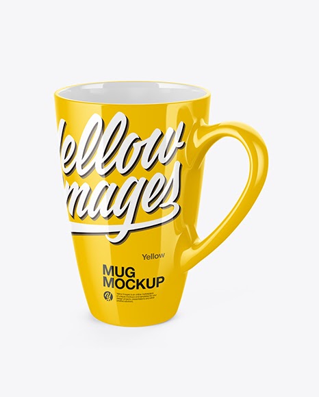 Download Download Psd Mockup Coffee Cup Drink Glossy Half Side View High-Angle Shot Hot Drink Mockup Mug ...