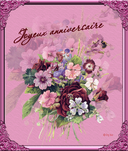 Carte Anniversaire Femme Bouquet De Fleurs Gratuite Sumiko