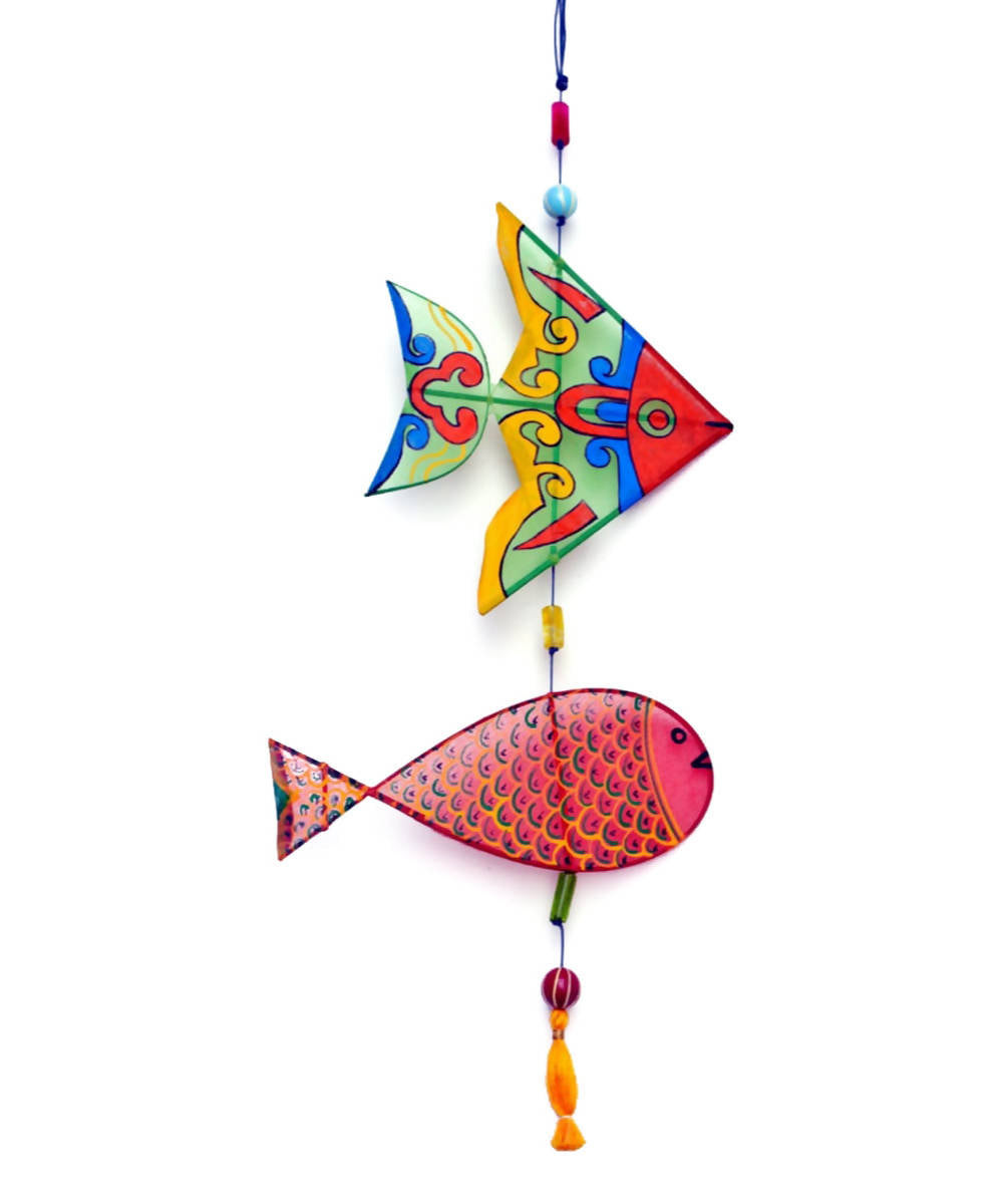 Wall hanging hook hanger wooden fish sailing starfish beach nautical decor la. Handmade Fish Wall Hanging Gocoop