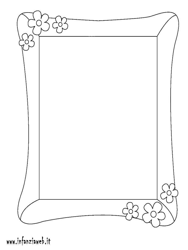 Tu puoi usare le nostre immagini illimitatamente per scopi commerciali senza chiederne il permesso. Disegni Da Colorare Categoria Oggetti Vari Immagine Cornice Infanziaweb