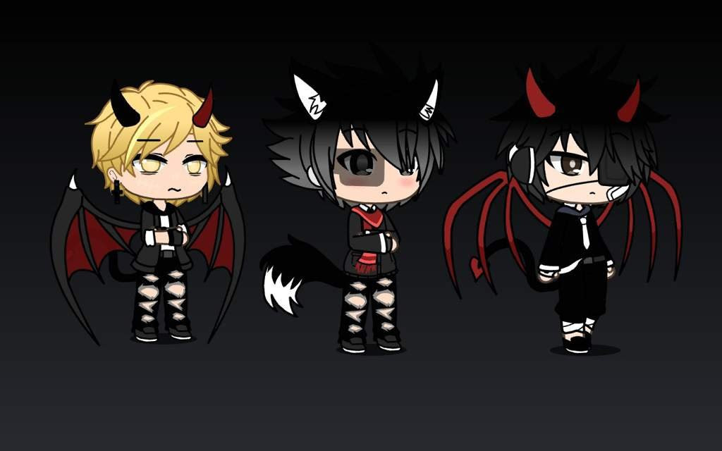 10 cute hair and bangs combinations! Gacha Life Boy Oc Ideas