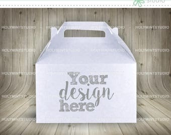 Gable Box Mockup, Gable Box, Bag Mockup, Photo Stock, Party Favors