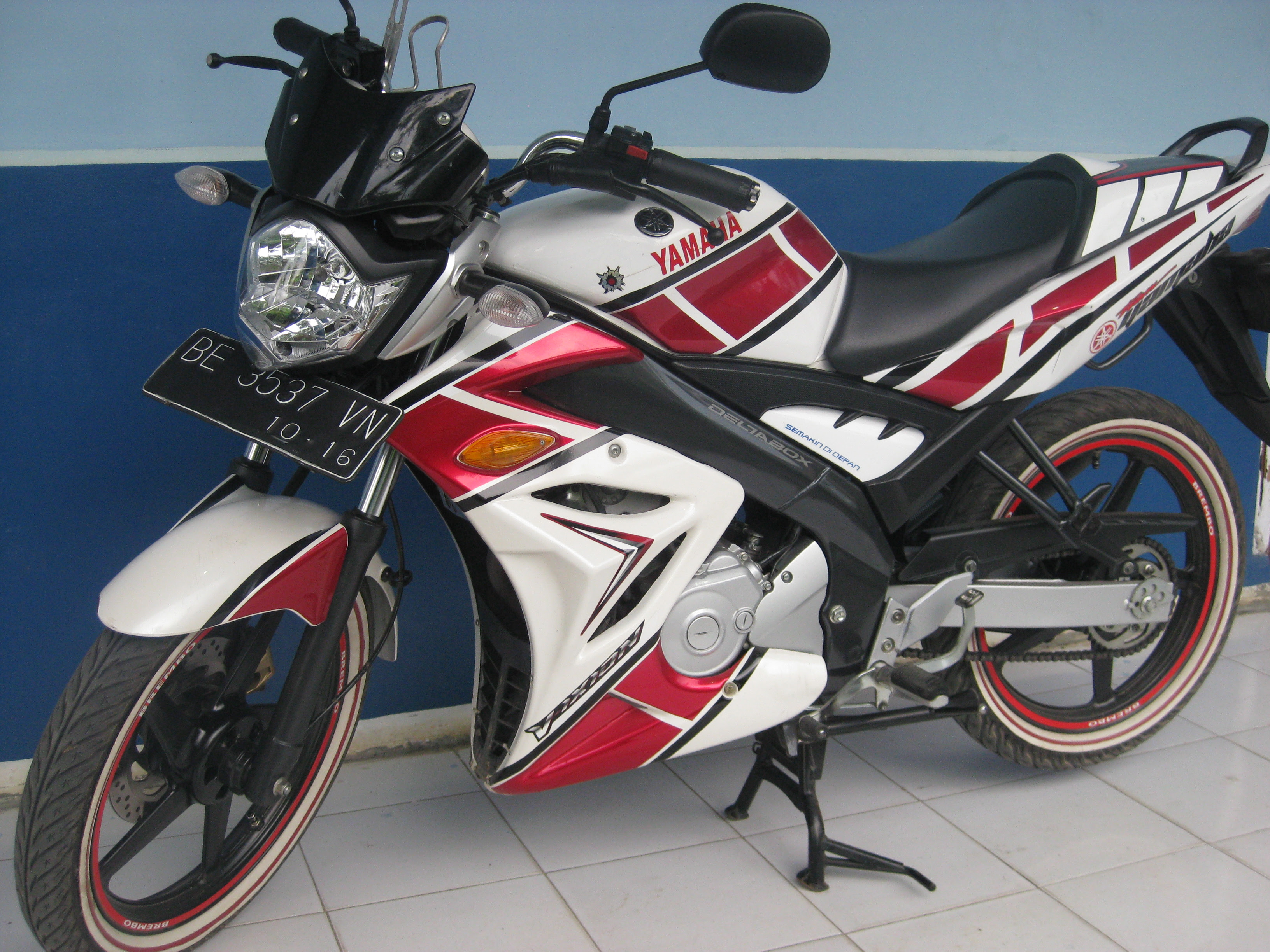 Modif Yamaha Vixion Tapak Lebar