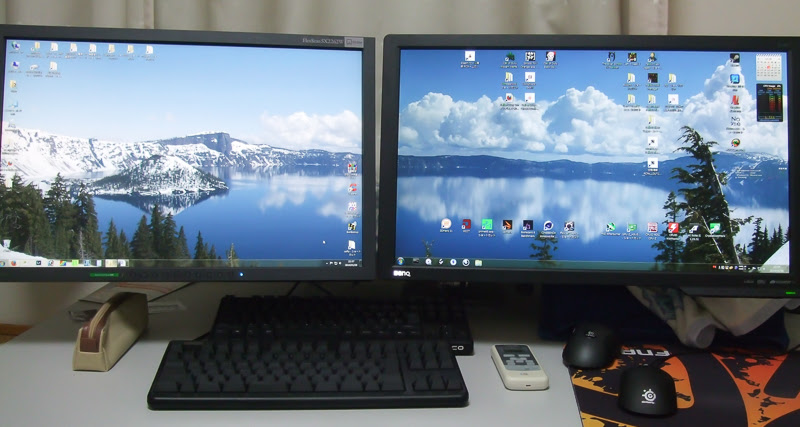 ネット 複雑な 拘束する マルチ ディスプレイ 壁紙 Windows7 Ante Lope Com