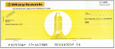 Contoh Nombor Cek Maybank - Kabar Click