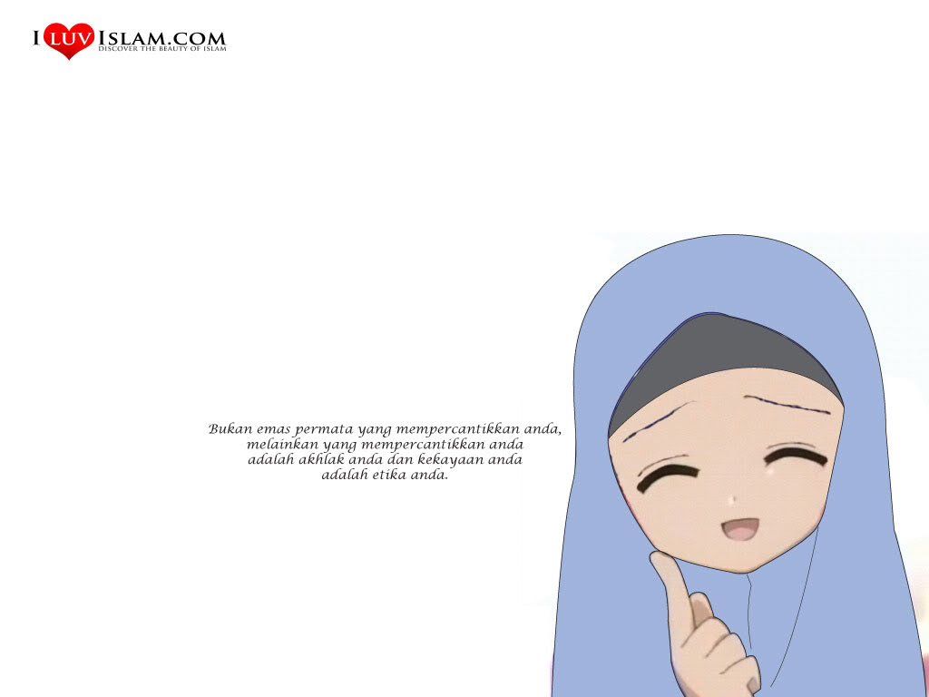  Kartun  Muslimah  Hari Ibu Gambar  Kartun 