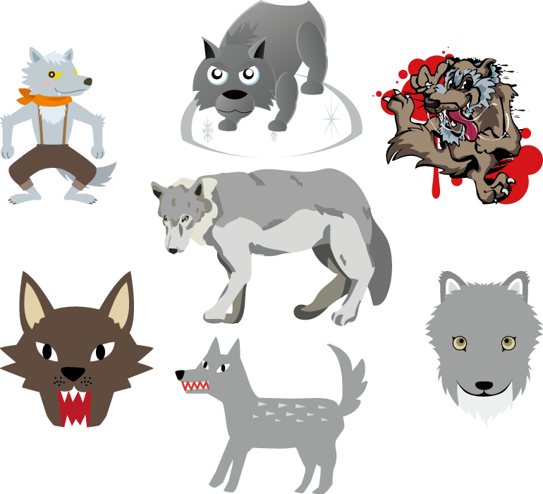 すべての動物の画像 50 狼 イラスト