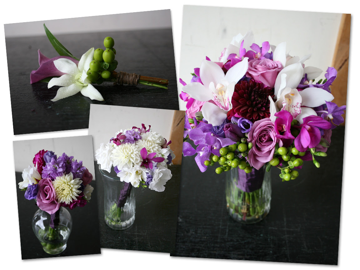 Calla lilies wedding bouquets #weddings #weddingflowers #weddingideas #wedding #himisspuff #bouquets #flowers. Magenta Purple And White Wedding Flowers