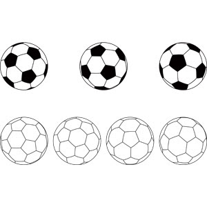 無料イラスト画像 新着サッカーボール イラスト 無料