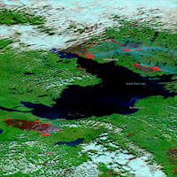 image of wildfires in Canada