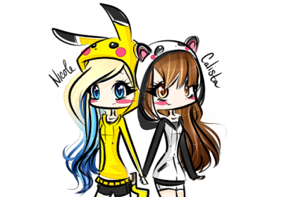 Bff Anime Kawaii Girl Drawings