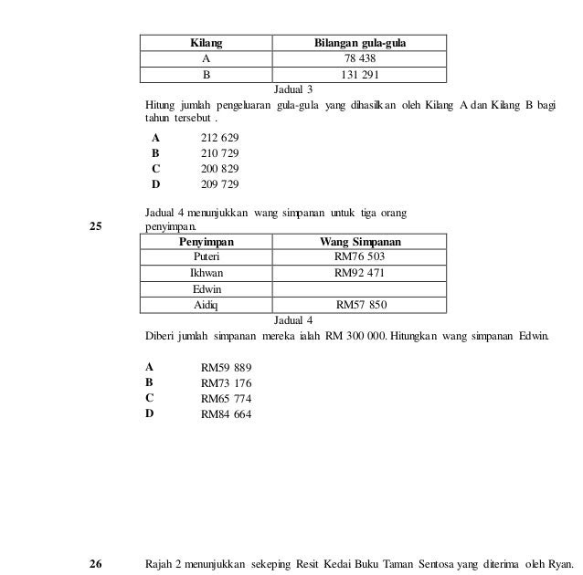 Soalan Anggaran Matematik Tahun 5 - Resepi Book h