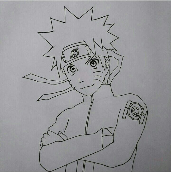 Gambar Anime Naruto Pensil Gambar Anime Keren